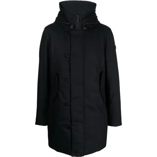 Feather Down Hooded Coat , male, Sizes: M, L - Peuterey - Modalova