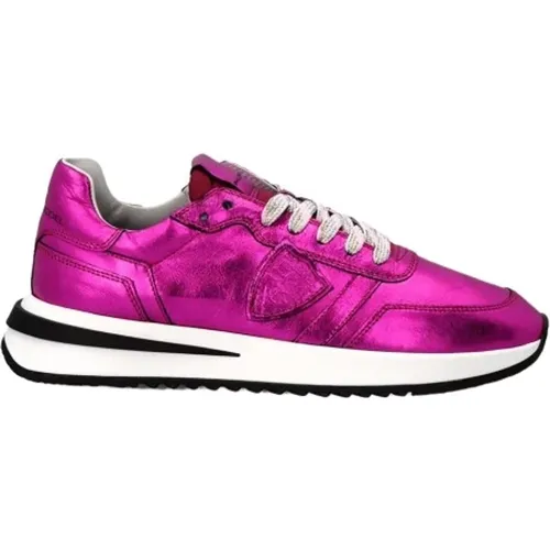 Fuchsia Tropez 2.1 Low Top Sneakers , Damen, Größe: 37 EU - Philippe Model - Modalova