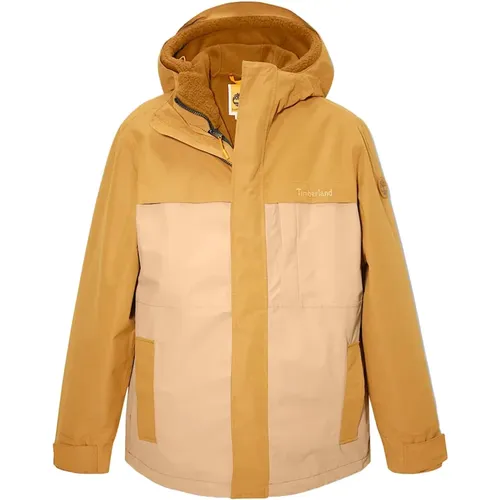 Gelbe 3-in-1-Herrenjacke , Herren, Größe: 3XL - Timberland - Modalova