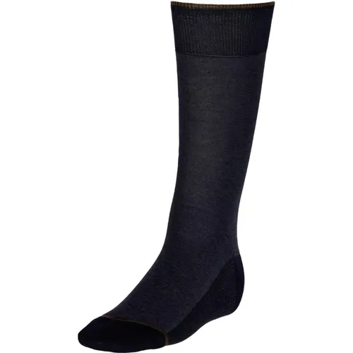 Socks,Gestreifte Socken aus Bio-Baumwolle - Boggi Milano - Modalova