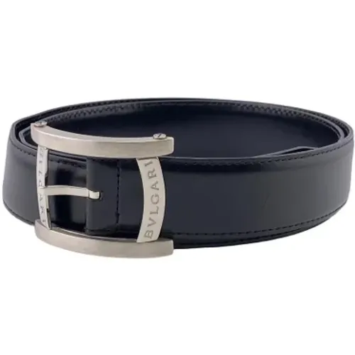 Pre-owned Leather belts , male, Sizes: ONE SIZE - Bvlgari Vintage - Modalova