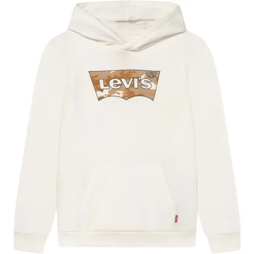 Grauer bestickter Rundhalsausschnitt-Sweatshirt Levi's - Levis - Modalova