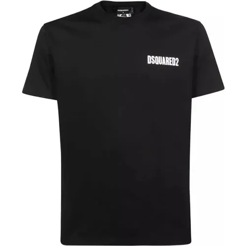 Elegantes und bequemes Herren T-Shirt mit Niagara Falls Druck - Dsquared2 - Modalova