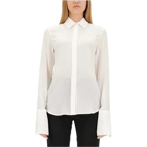 Silk Regular Fit Shirt Made in Italy , female, Sizes: S - SPORTMAX - Modalova