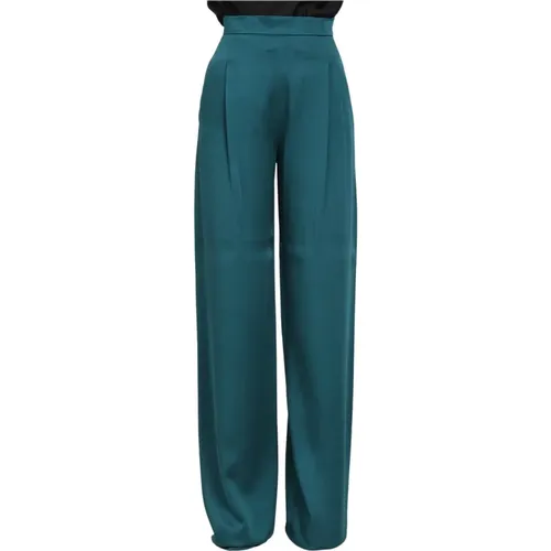 Elegante Grüne Attila Hose , Damen, Größe: L - Max Mara - Modalova