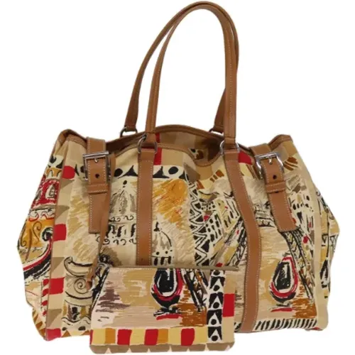 Pre-owned Canvas prada-bags , female, Sizes: ONE SIZE - Prada Vintage - Modalova