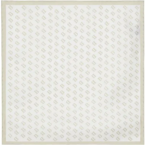 Seiden-Taschentuch mit All-over-Logo-Print,Seidenes Einstecktuch mit All-over Logo Print,Seiden Einstecktuch mit All-over Logo Print - Boggi Milano - Modalova