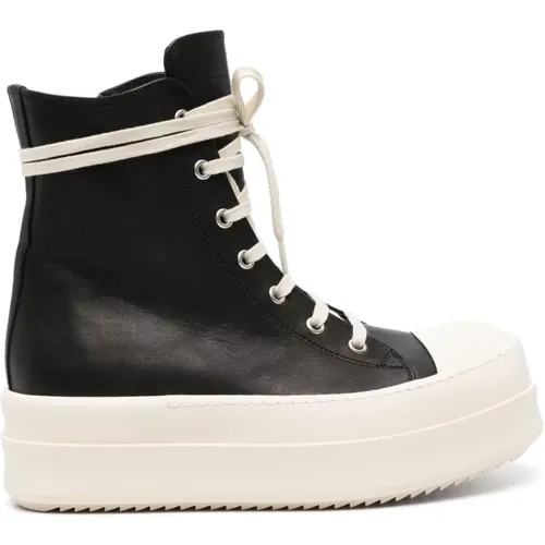 Lace-up Flatform Sneakers , female, Sizes: 7 UK, 4 1/2 UK, 6 UK, 3 UK, 4 UK, 5 UK - Rick Owens - Modalova