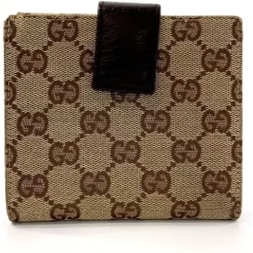 Pre-owned Canvas wallets , female, Sizes: ONE SIZE - Gucci Vintage - Modalova