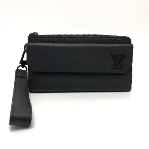 Pre-owned Leather wallets , male, Sizes: ONE SIZE - Louis Vuitton Vintage - Modalova