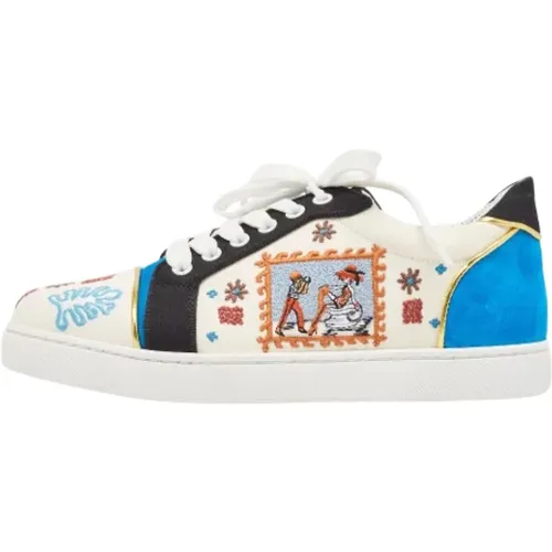 Pre-owned Canvas sneakers , female, Sizes: 5 UK - Christian Louboutin Pre-owned - Modalova