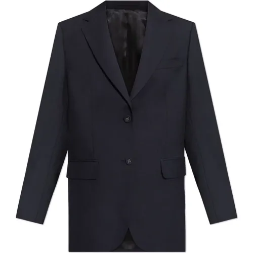 Blazer mit offenen Revers , Damen, Größe: L - Officine Générale - Modalova