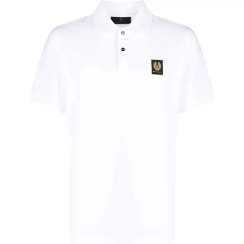 Cotton Polo Shirt with Phoenix Patch , male, Sizes: L, S - Belstaff - Modalova