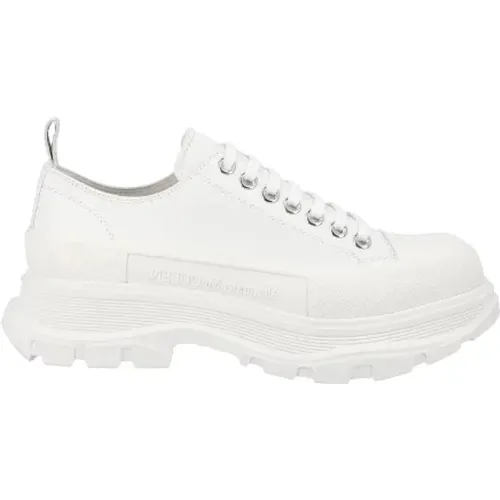 Pre-owned Canvas sneakers , female, Sizes: 6 1/2 UK - Alexander McQueen Pre-owned - Modalova