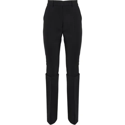 Cotton Elastan Trousers , female, Sizes: XS, S, 2XS - SPORTMAX - Modalova