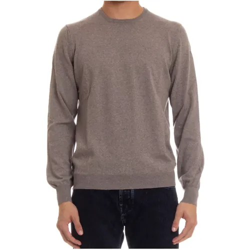 Dove Grey Pullover mit elastischen Bändern - Barba - Modalova