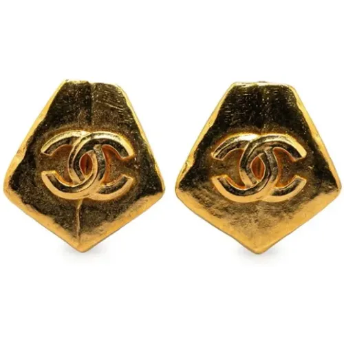 Pre-owned Fabric earrings , female, Sizes: ONE SIZE - Chanel Vintage - Modalova