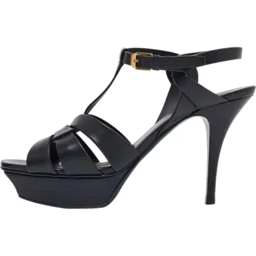 Pre-owned Leder sandals - Yves Saint Laurent Vintage - Modalova