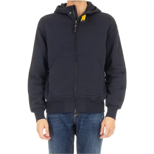Full Zip Hooded Cotton Sweater , male, Sizes: 2XL, M - Parajumpers - Modalova