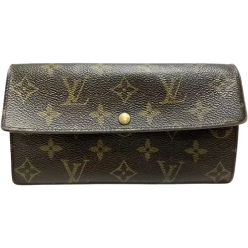 Pre-owned Canvas wallets , female, Sizes: ONE SIZE - Louis Vuitton Vintage - Modalova