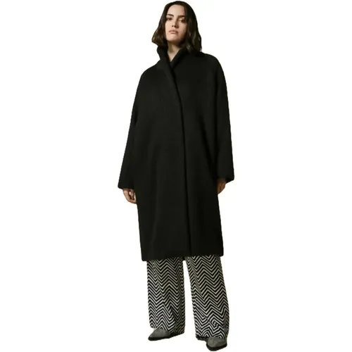 Wool and Alpaca Down Coat , female, Sizes: 5XL - Marina Rinaldi - Modalova