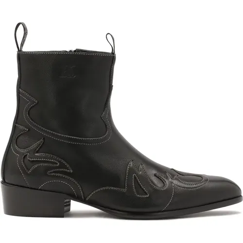 Schwarze Cowboy-Stiefel - Kazar Studio - Modalova