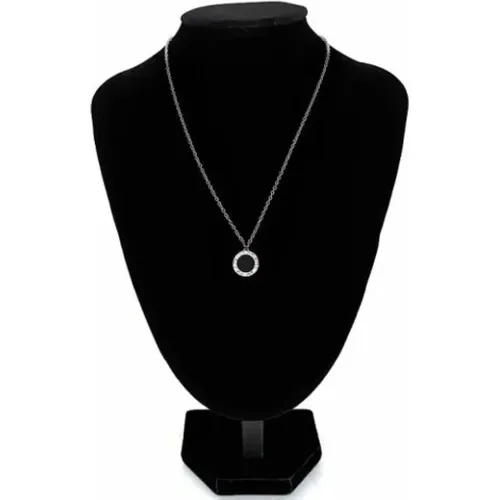 Pre-owned Silver necklaces , female, Sizes: ONE SIZE - Bvlgari Vintage - Modalova