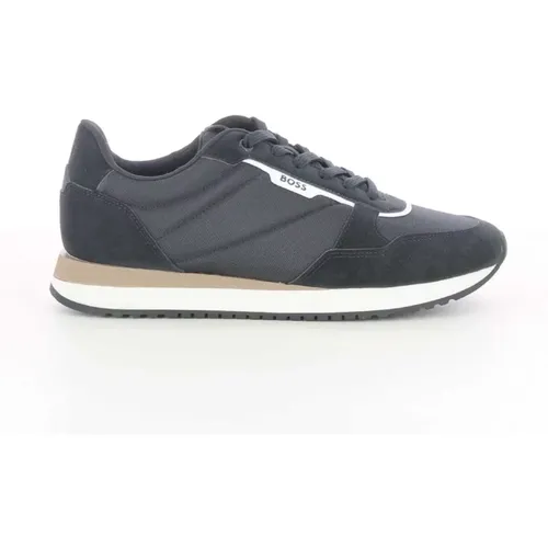 Herren Schwarz KAI Runn Sneakers , Herren, Größe: 42 EU - Hugo Boss - Modalova