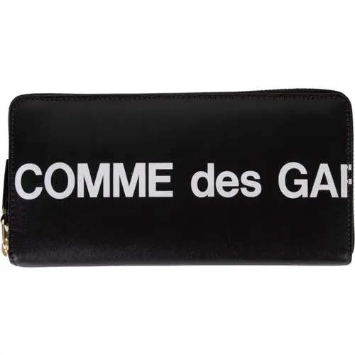 Leather Wallet with Zipper Closure , unisex, Sizes: ONE SIZE - Comme des Garçons - Modalova