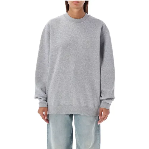 Unisex's Clothing Knitwear Grey Aw23 , female, Sizes: L - JW Anderson - Modalova