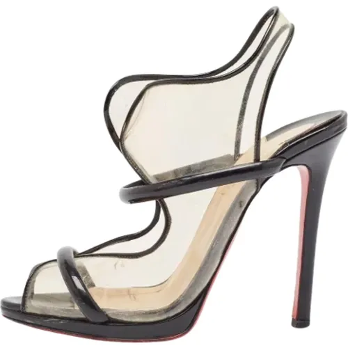 Pre-owned Leather sandals , female, Sizes: 4 UK - Christian Louboutin Pre-owned - Modalova