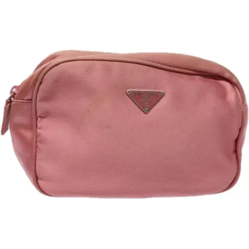 Pre-owned Canvas clutches , female, Sizes: ONE SIZE - Prada Vintage - Modalova