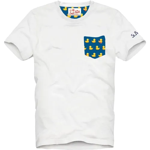 T-Shirts,Weiße T-Shirts und Polos - MC2 Saint Barth - Modalova