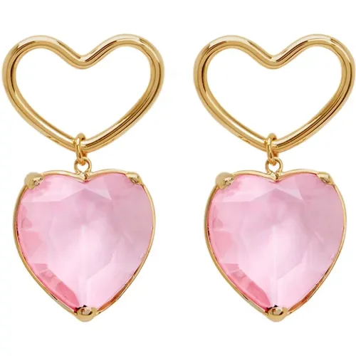 Heart Pendant Earrings , female, Sizes: ONE SIZE - Nina Ricci - Modalova