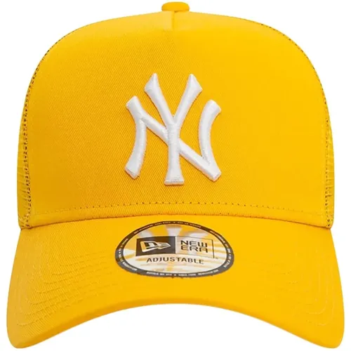 Gelbe Trucker Cap New York Yankees , unisex, Größe: ONE Size - new era - Modalova