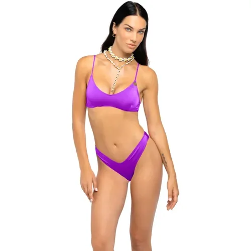 EthnicStyle Shiny Bikini Top Bottom , Damen, Größe: M/L - 4Giveness - Modalova