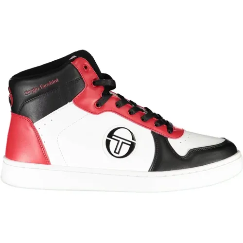 Sporty High Top Sneakers White , male, Sizes: 7 UK, 8 UK, 10 UK, 6 UK - Sergio Tacchini - Modalova