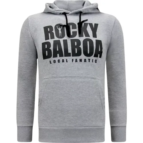 Rocky Balboa Hoodie Herren , Herren, Größe: S - Local Fanatic - Modalova