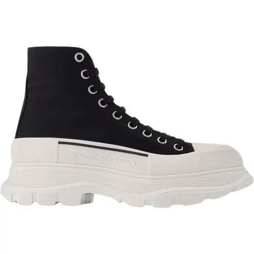 Slick Sneakers - Schwarz/Weiß - Canva , Herren, Größe: 41 EU - alexander mcqueen - Modalova