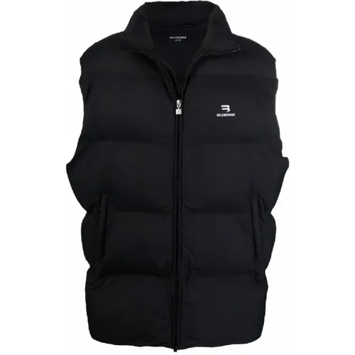 Sporty B Cosy Gilet in , male, Sizes: S - Balenciaga - Modalova