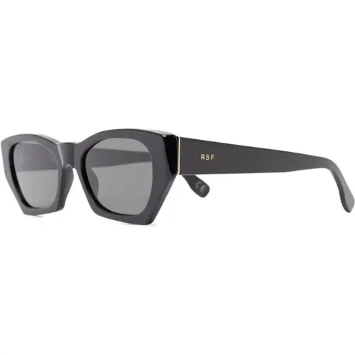 Schwarze Sonnenbrille, Alltagsstil , Damen, Größe: 54 MM - Retrosuperfuture - Modalova