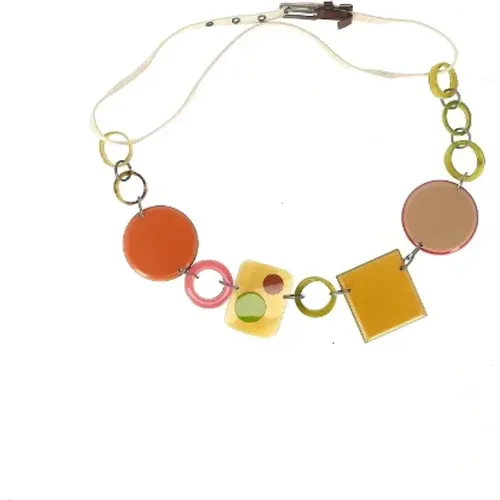 Pre-owned Cotton necklaces , female, Sizes: ONE SIZE - Marni Pre-owned - Modalova