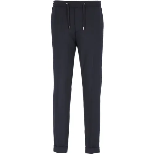 Wool Tapered Trousers with Elastic Waist , male, Sizes: W30, W32, W34 - PS By Paul Smith - Modalova