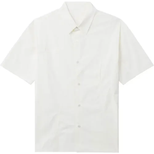 Asymmetric Shirt with Ventilation Cutout , male, Sizes: M, L - Post Archive Faction - Modalova