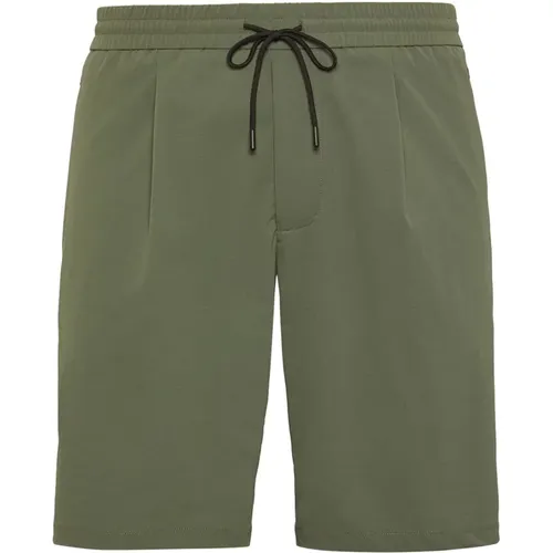 Bermuda Shorts aus Stretch-Recycling-Nylon,Casual Shorts,Short Shorts - Boggi Milano - Modalova