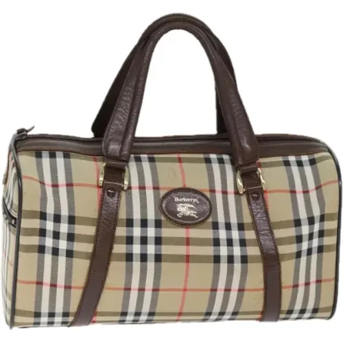 Pre-owned Canvas reisetaschen , Damen, Größe: ONE Size - Burberry Vintage - Modalova