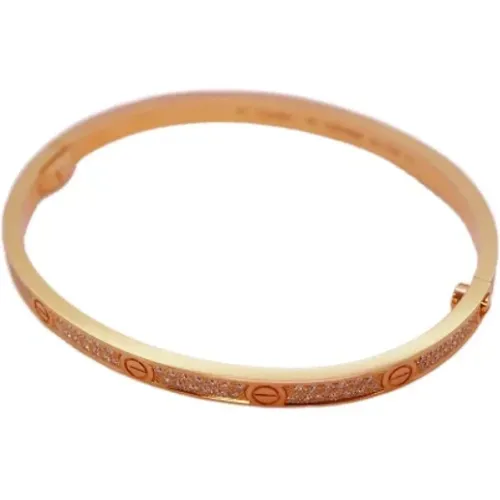 Pre-owned Rose Gold bracelets , female, Sizes: ONE SIZE - Cartier Vintage - Modalova