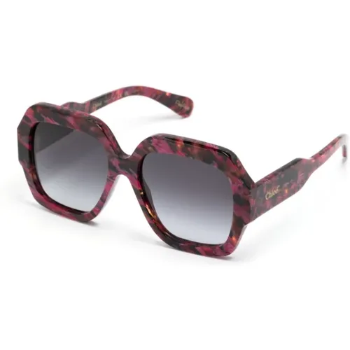 Ch0154S 011 Sunglasses , female, Sizes: 56 MM - Chloé - Modalova