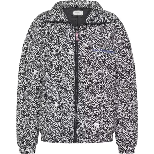 Zebra Print Puffer Jacket , Damen, Größe: S - One Teaspoon - Modalova