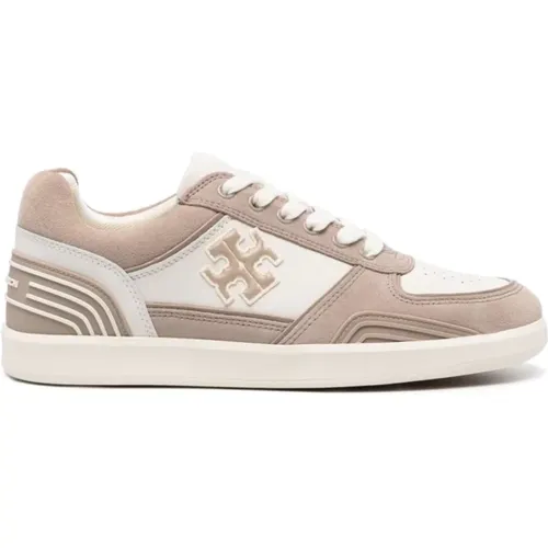 Sneakers mit Leder- und Wildlederobermaterial , Damen, Größe: 37 EU - TORY BURCH - Modalova